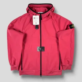 Light Soft Shell-R e-dye technology Hooded Jacket Pink