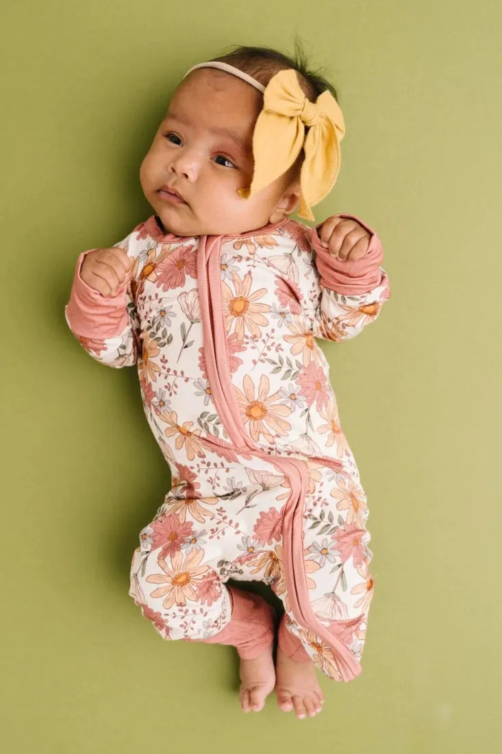 Little One Shop Bamboo Convertible Romper - Ashley Floral