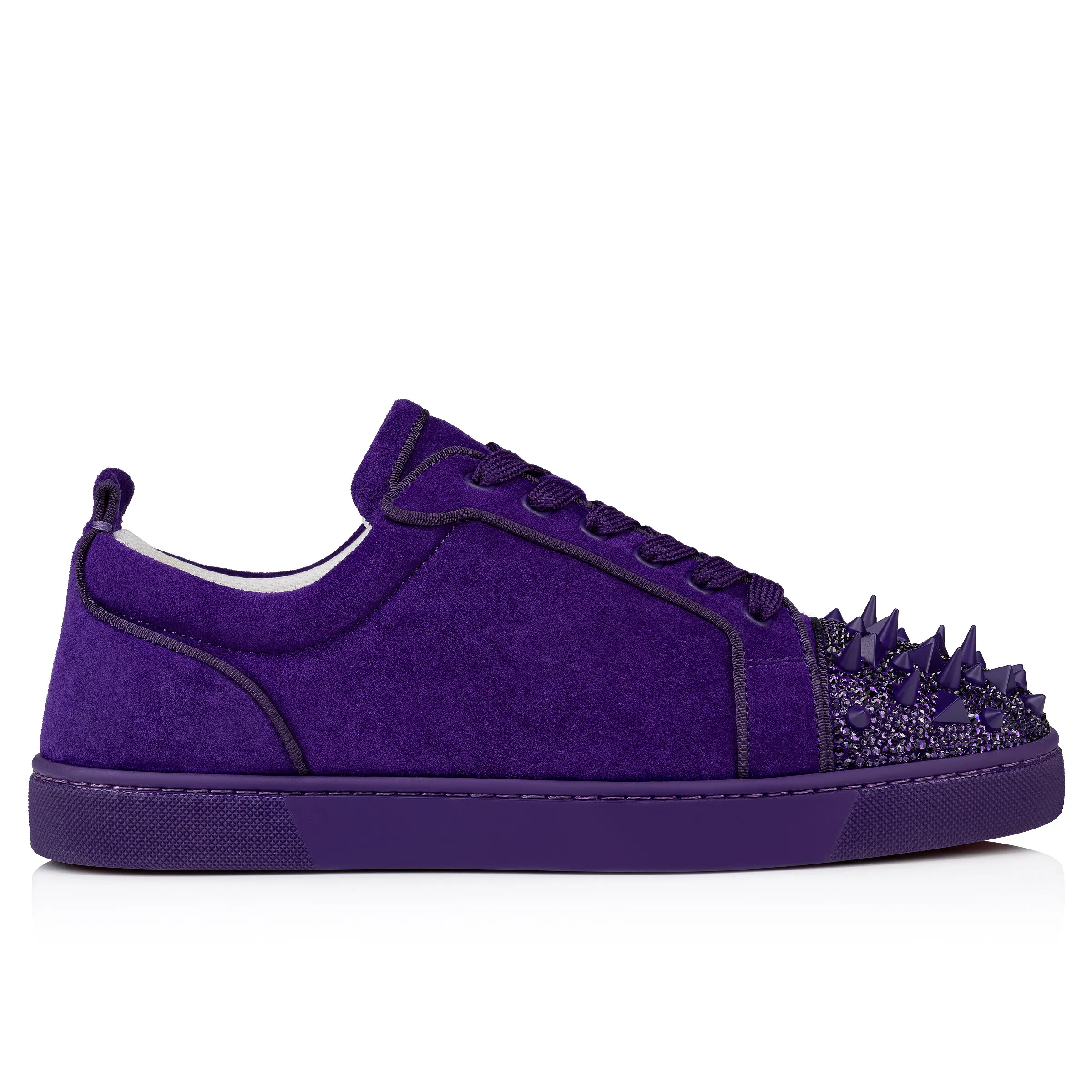 Louis Junior P Pik Pik Strass Sneakers - Veau velours - Jacaranda - Men