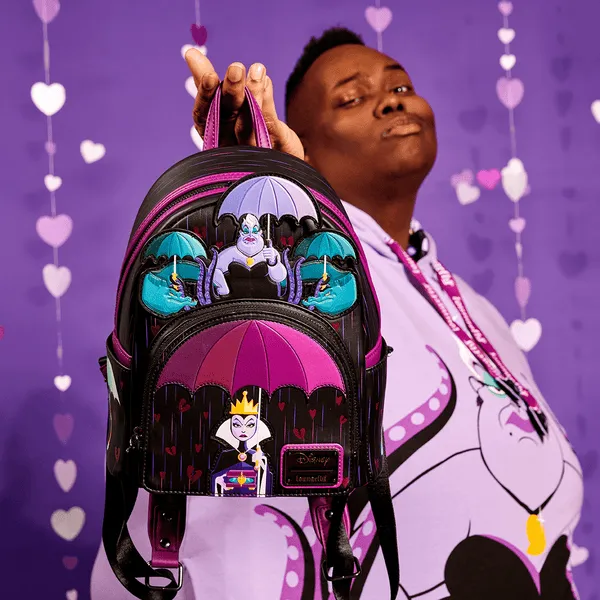 Loungefly X Disney Villains Curse Your Hearts Mini Backpack