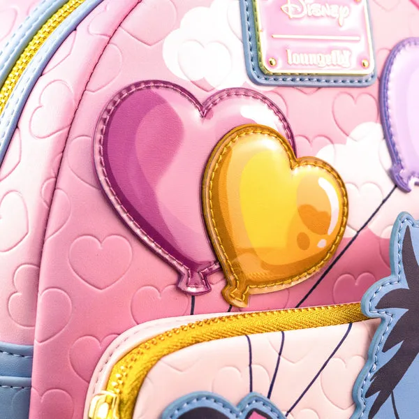 Loungefly x Disney Winnie the Pooh Eeyore Heart Balloons Mini Backpack