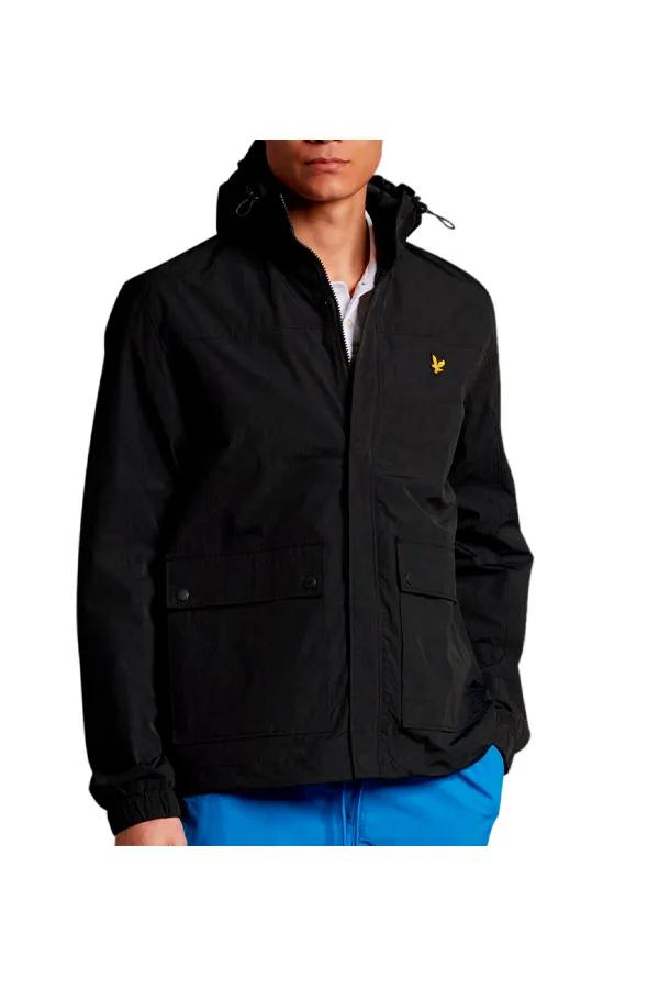 Lyle & Scott Hooded Jacket Black