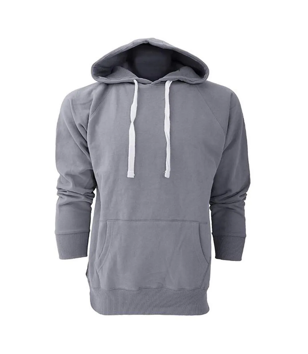 Mantis Mens Superstar Zip Through Hooded Sweat / Hoodie (Heather Gray Melange) - UTBC2690