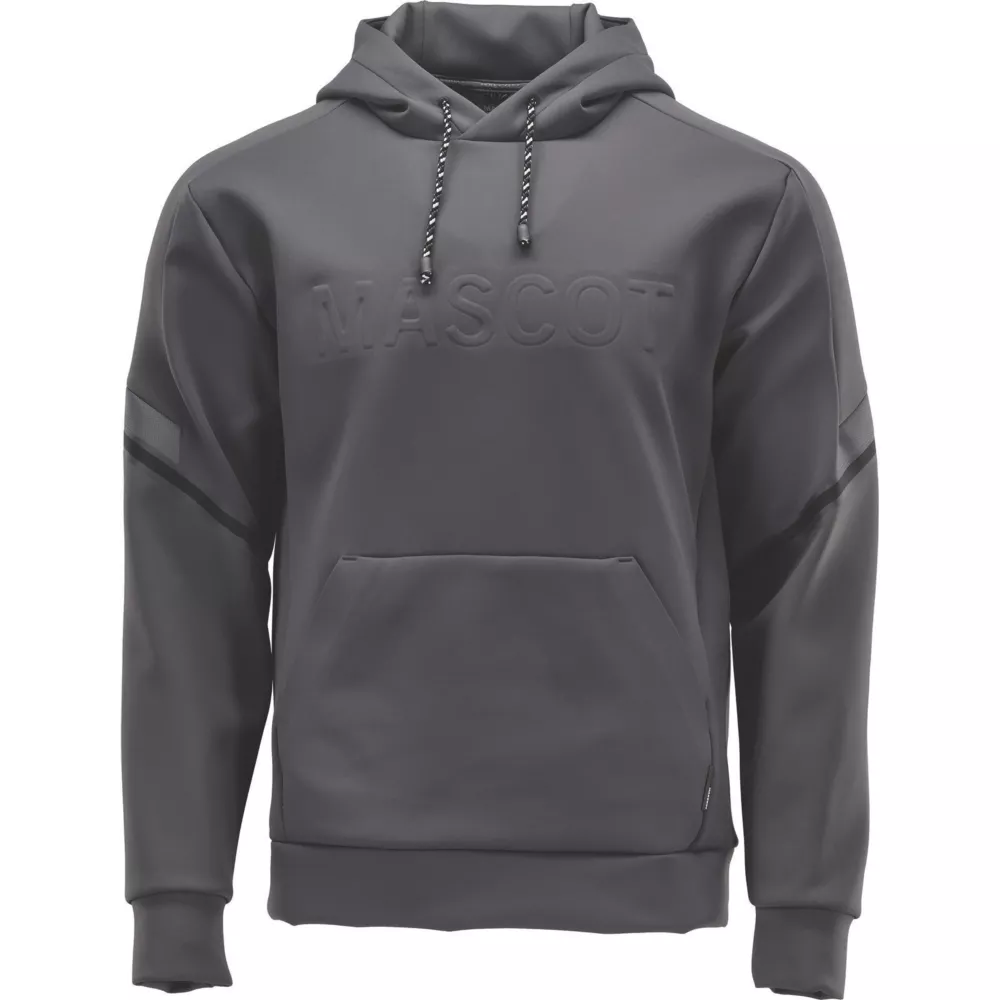 Mascot Customized Fleece Hoodie Grey Medium 39.5" Chest - Screwfix