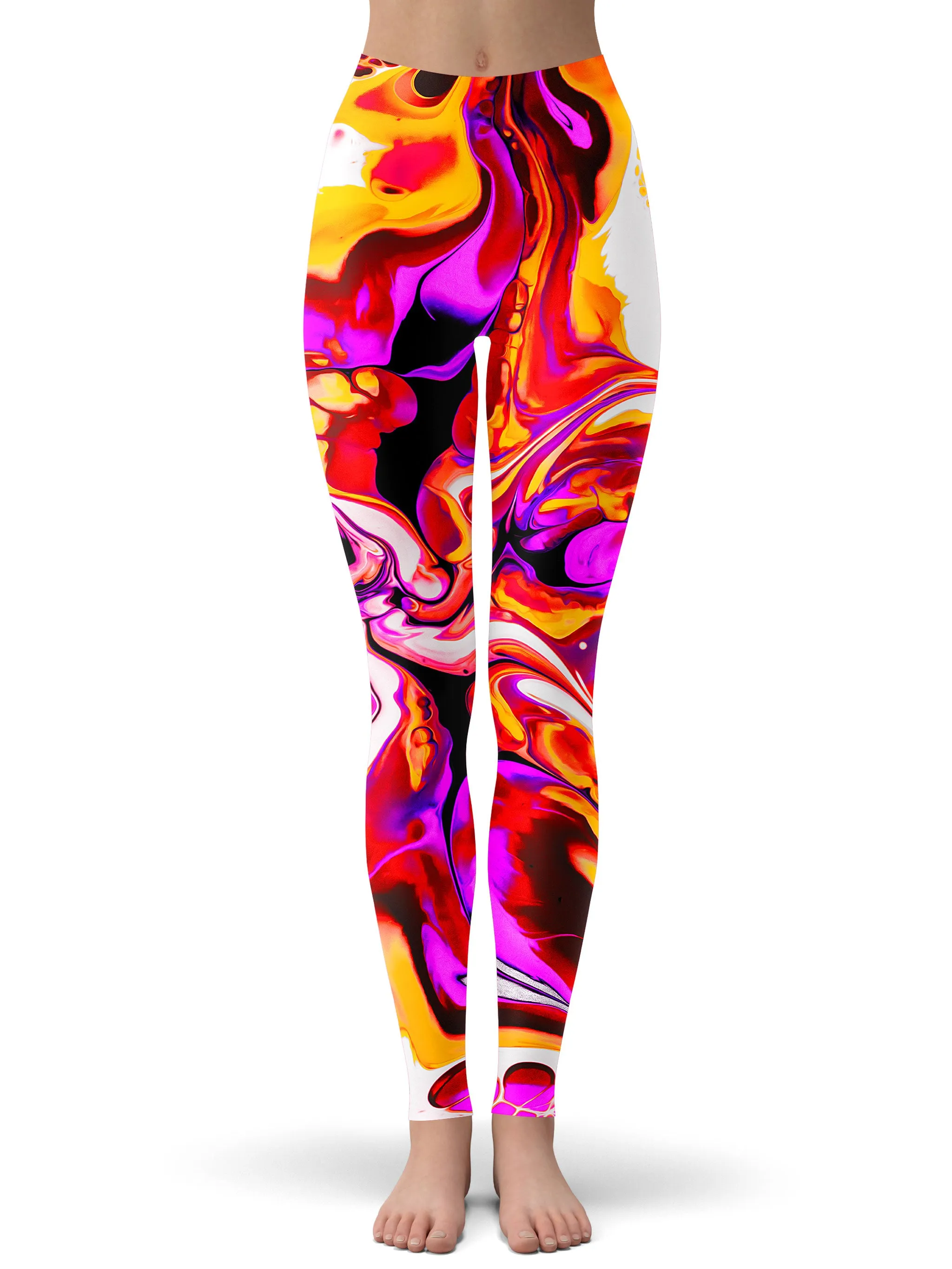 Melting Hibiscus Leggings