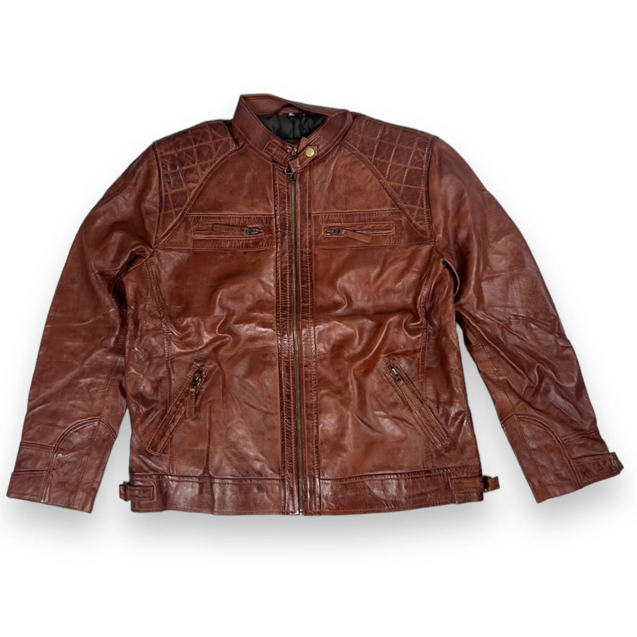 Men's Diamond One Leather Jacket - Daniel's Leather