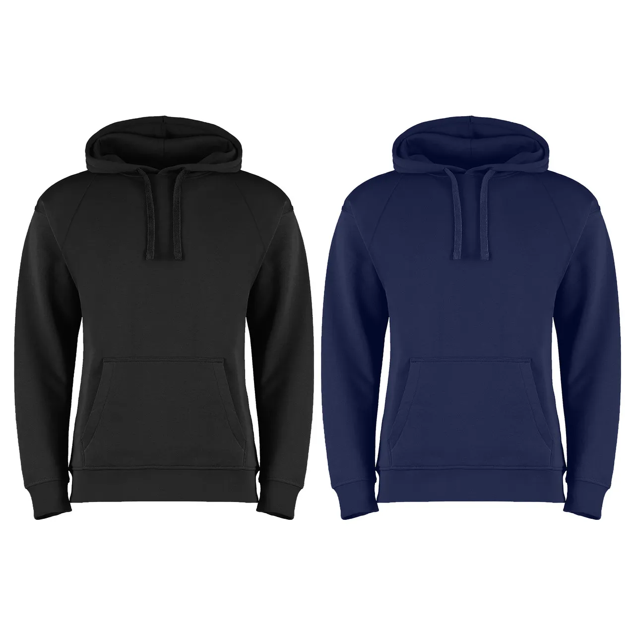 Men's Ultra-Soft Fleece Lined Pullover Hoodie (2-Pack)