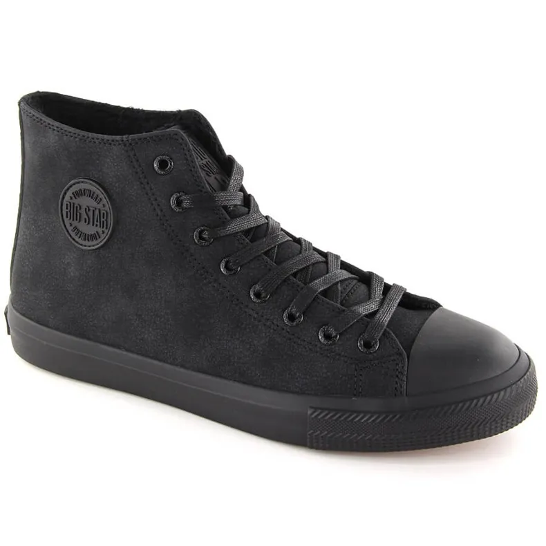 Men's sneakers over the ankle insulated black Big Star OO174247