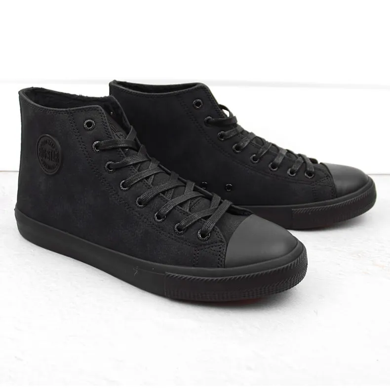 Men's sneakers over the ankle insulated black Big Star OO174247