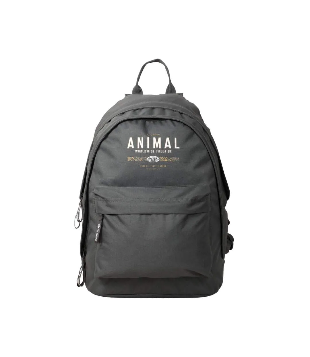 Mens graphic print logo 30l backpack one size charcoal Animal