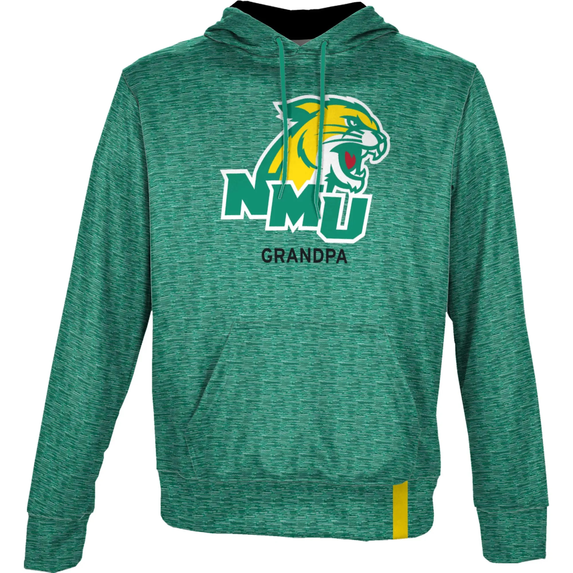 Men's ProSphere Green Northern Michigan Wildcats Grandpa Name Drop Pullover Hoodie