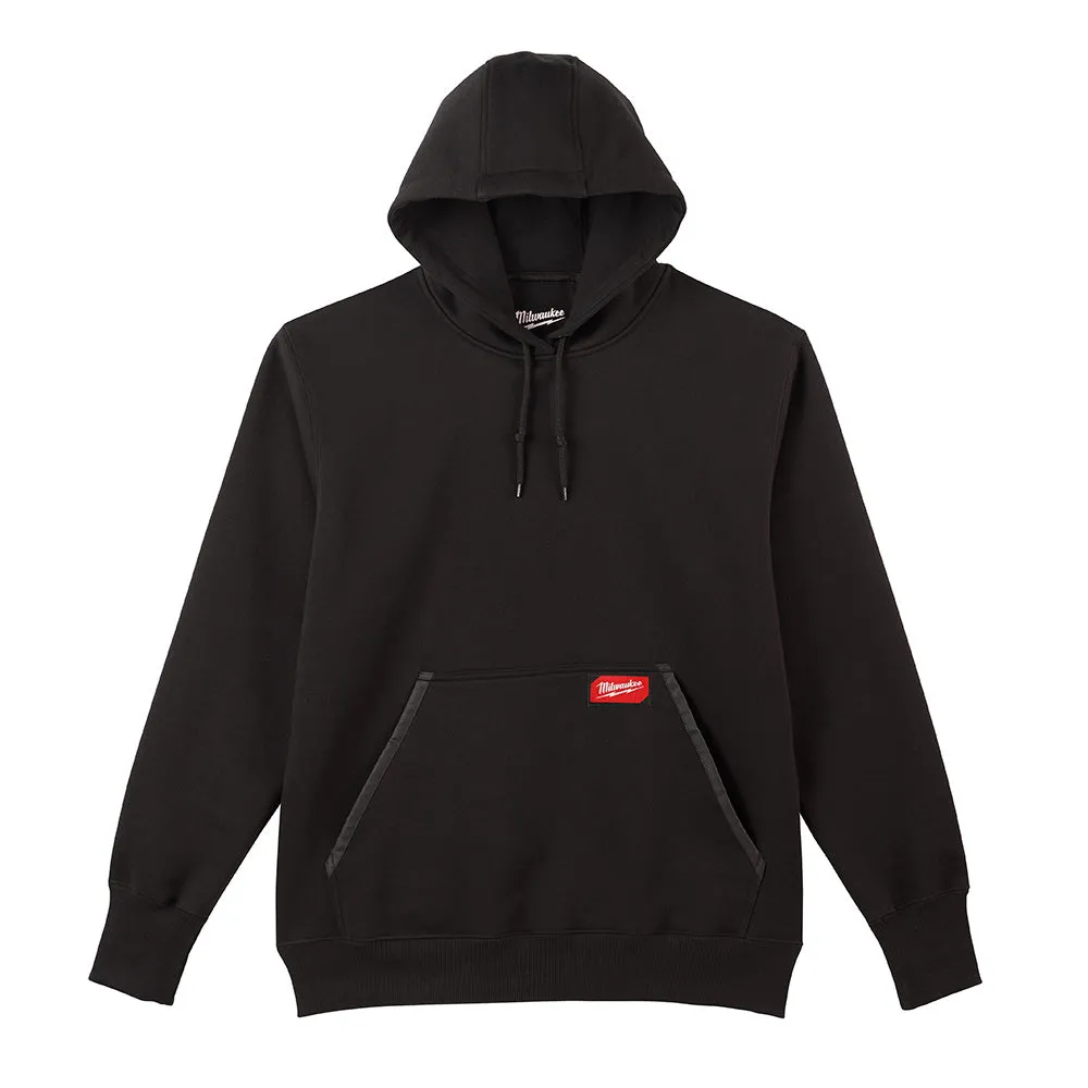 Milwaukee 350B-XL - Heavy Duty Pullover Hoodie - Black XL