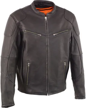 Milwaukee Leather Men's Cool Tec Leather Scooter Jacket - Big 4X