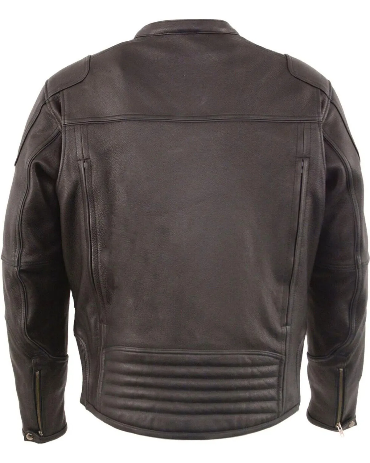 Milwaukee Leather Men's Cool Tec Leather Scooter Jacket - Big 4X