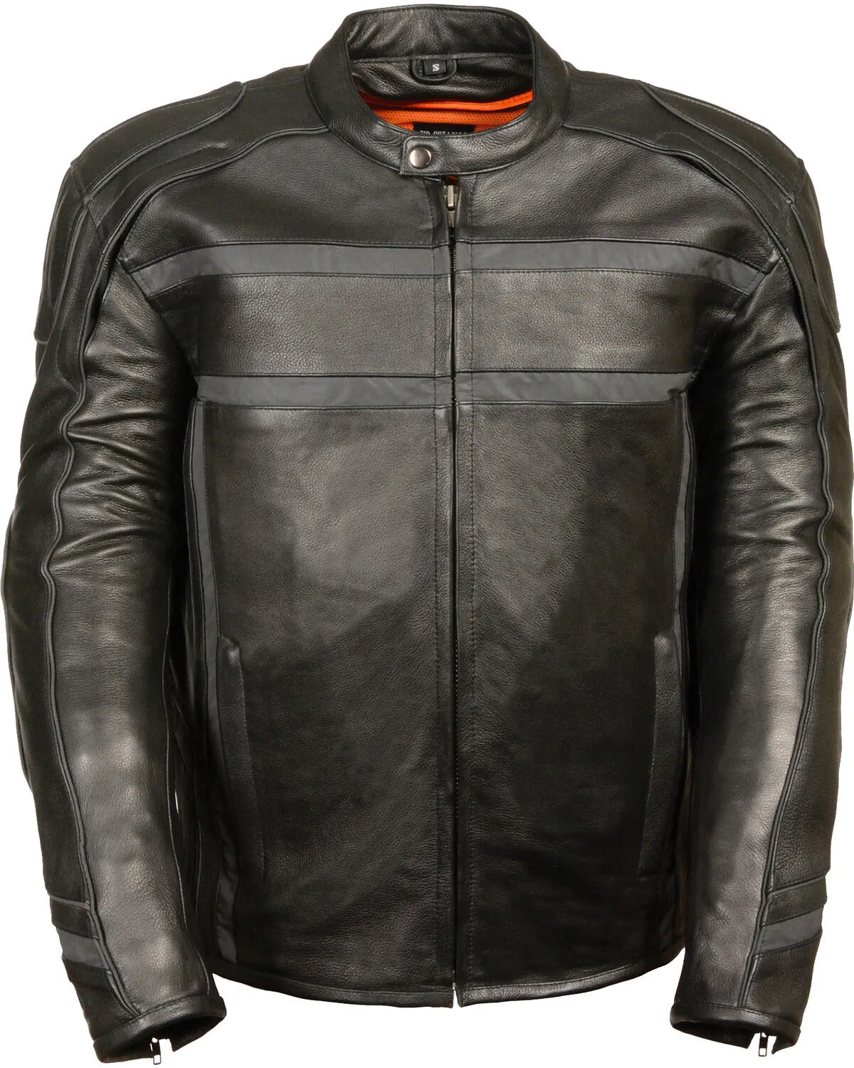 Milwaukee Leather Men's Reflective Band Scooter Jacket - Big 5X