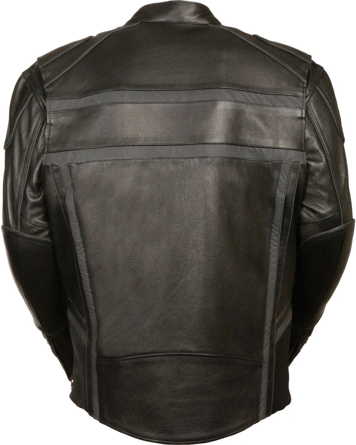 Milwaukee Leather Men's Reflective Band Scooter Jacket - Big 5X