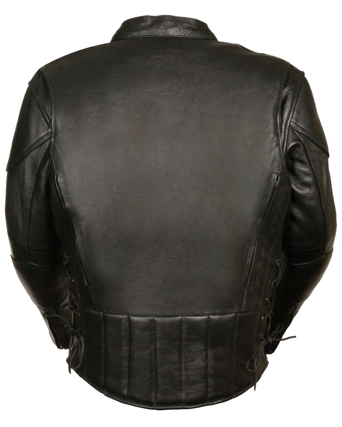 Milwaukee Leather Men's Side Lace Vented Scooter Jacket