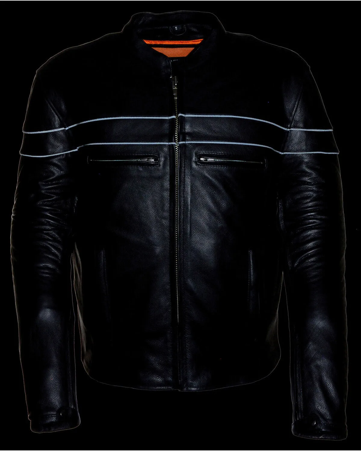 Milwaukee Leather Men's Sporty Scooter Crossover Jacket - Big - 5X