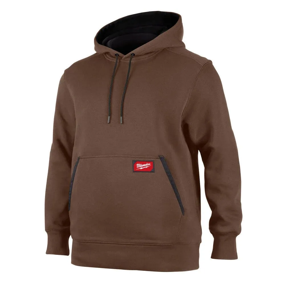 Milwaukee Tools Midweight Pullover Hoodie Brown 351BR