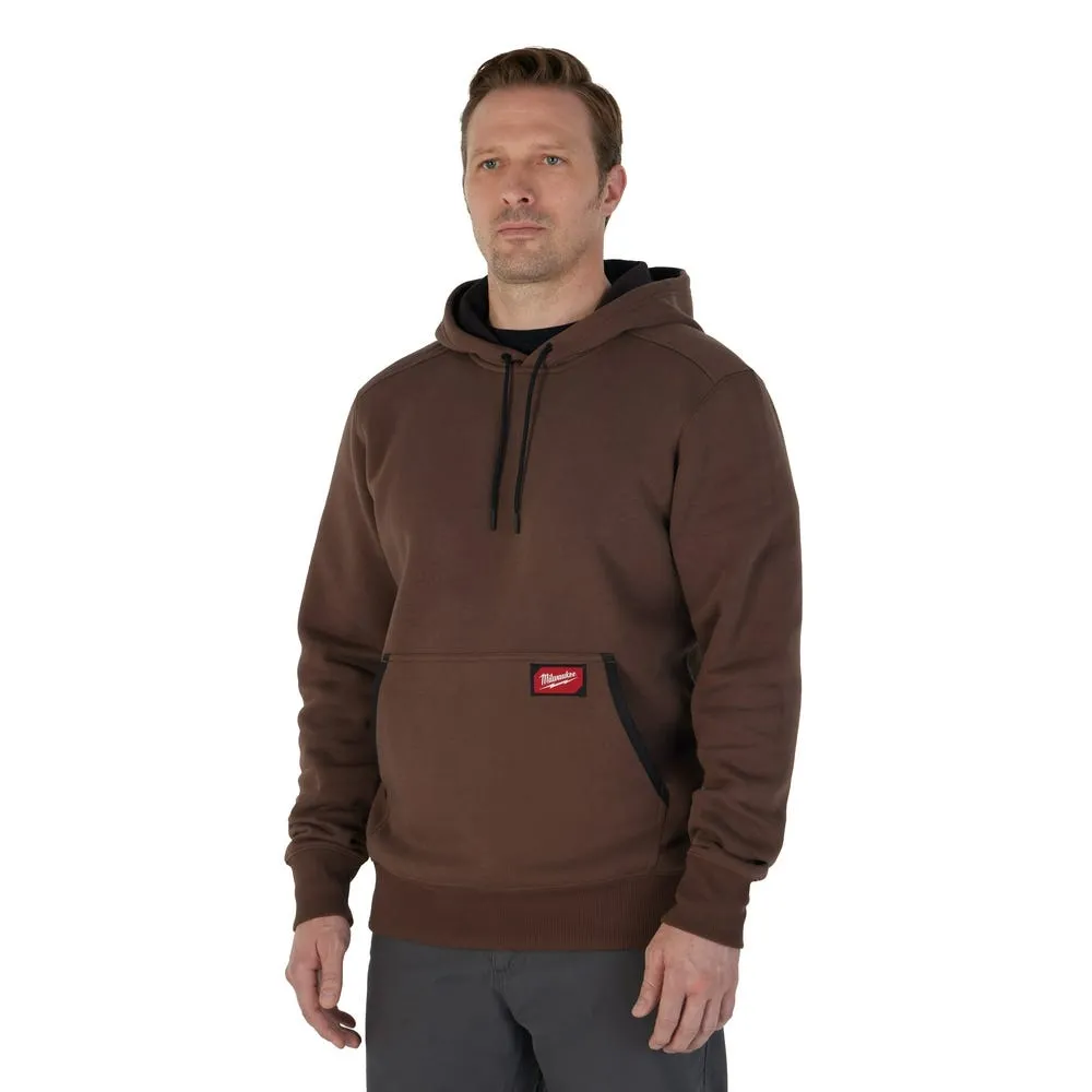 Milwaukee Tools Midweight Pullover Hoodie Brown 351BR