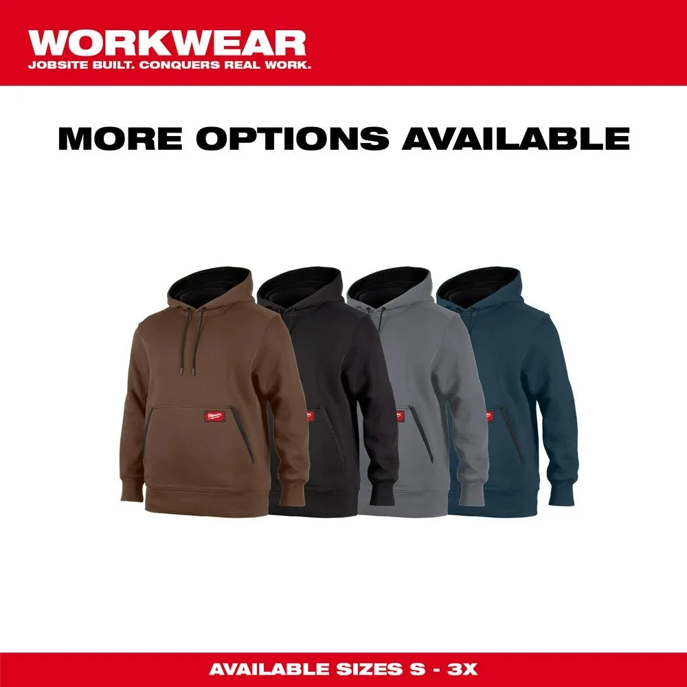 Milwaukee Tools Midweight Pullover Hoodie Brown 351BR