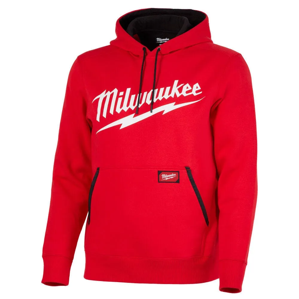 Milwaukee Tools Midweight Pullover Hoodie Red 352R