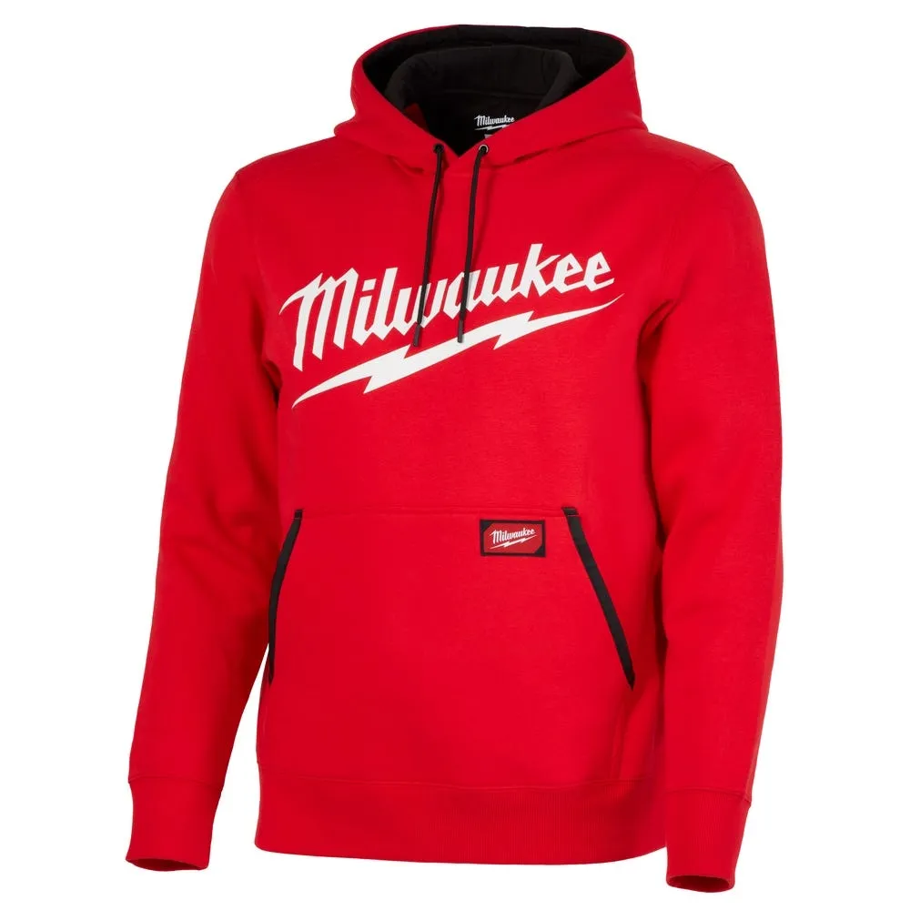 Milwaukee Tools Midweight Pullover Hoodie Red 352R