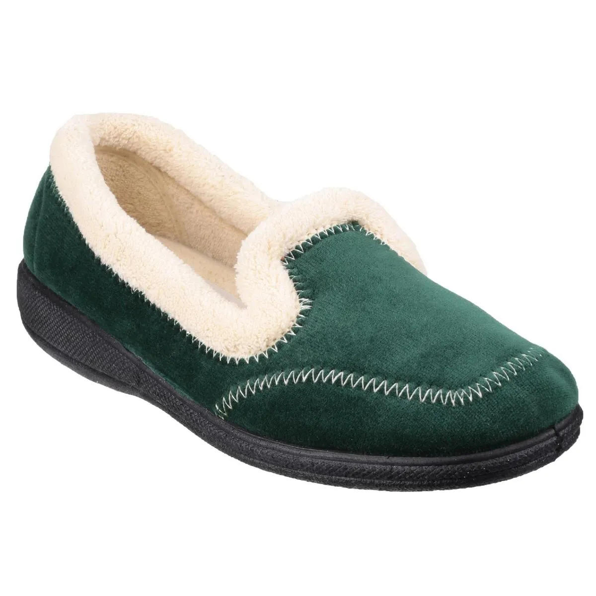 Mirak Maier Memory Foam Slipper Green