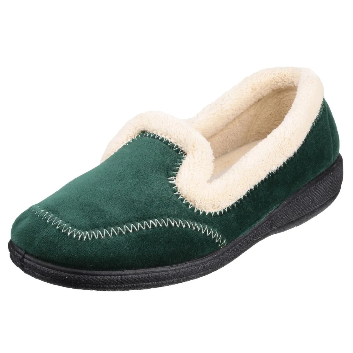 Mirak Maier Memory Foam Slipper Green