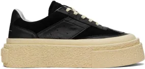 MM6 Maison Margiela Black Platform Sneakers