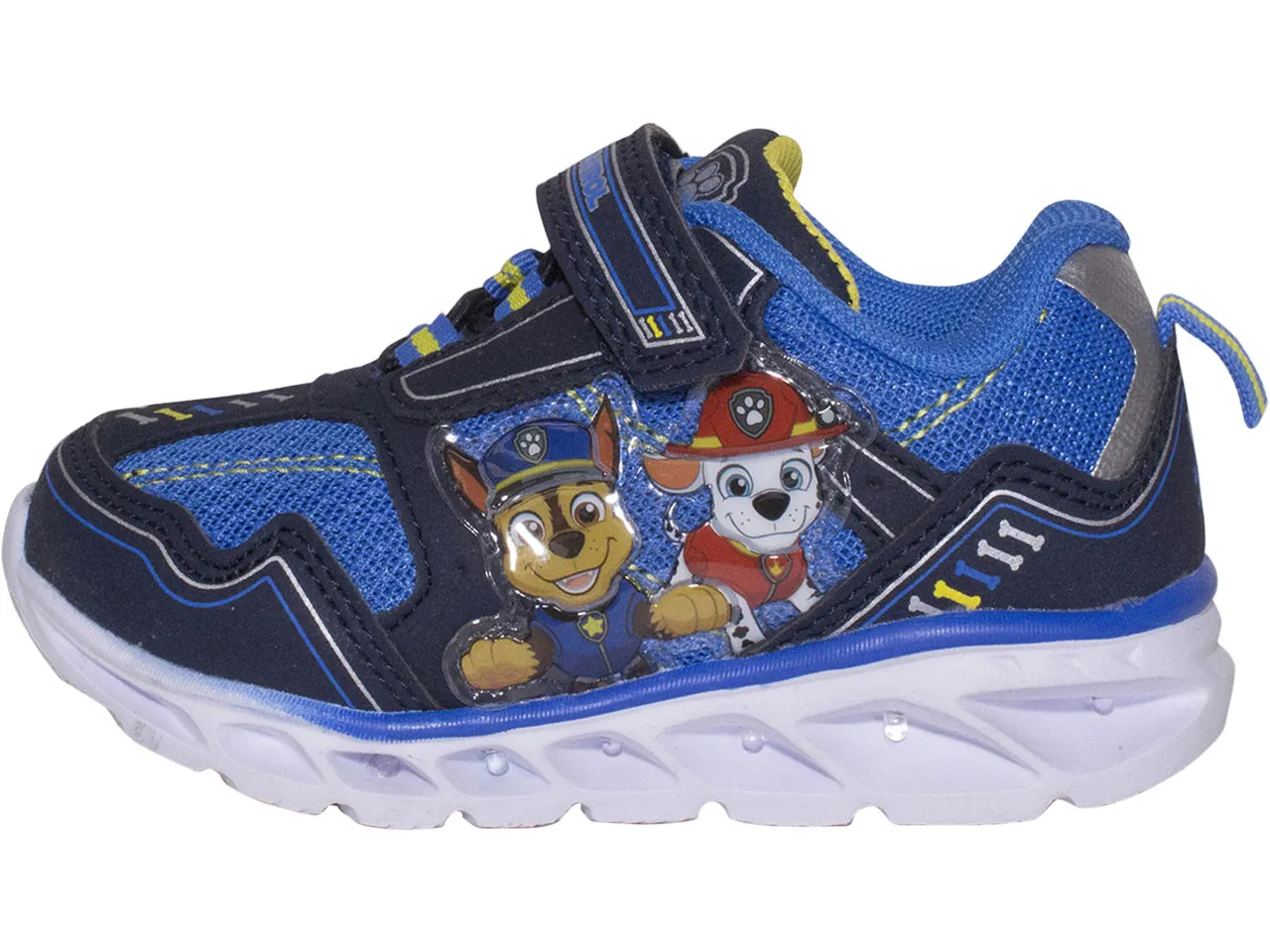 Nickelodeon Paw Patrol Toddler Boy's Sneakers Light Up Navy/Blue Sz: 7T