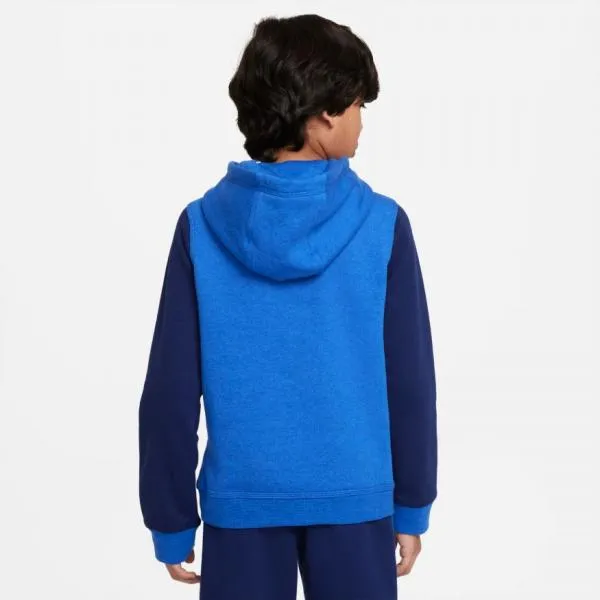 Nike - Boy - Club GFX Pullover Hoodie - Royal Blue/Black