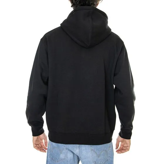 Obey Mens Established Works Bold Hooded Fleece Black Sweatshirt