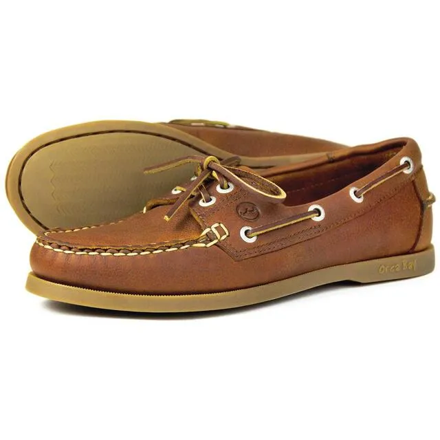 Orca Bay Creek Ladies Deck Shoe - 100% leather handmade shoes