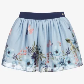 Pale Blue Butterfly Skirt