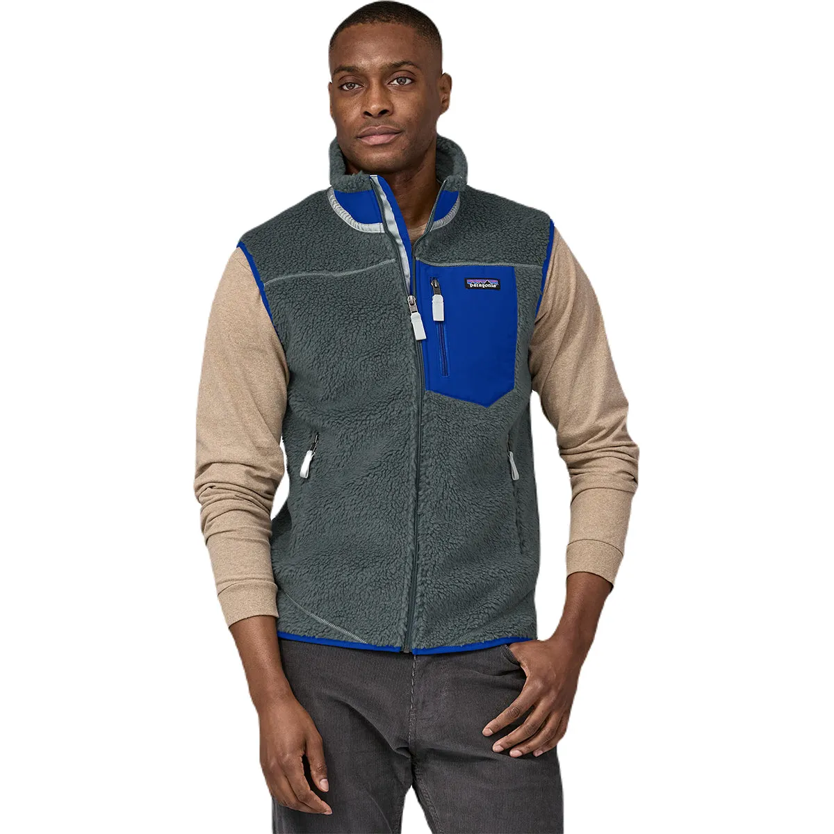 Patagonia Men's Nouveau Green Classic Retro-X Fleece Vest