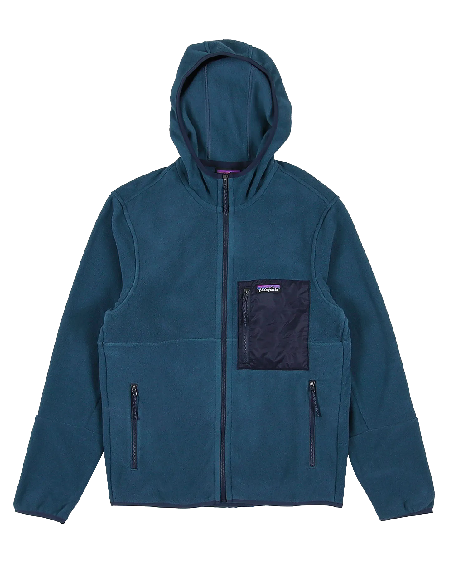 Patagonia Microdini Fleece Hoodie - Tidepool Blue