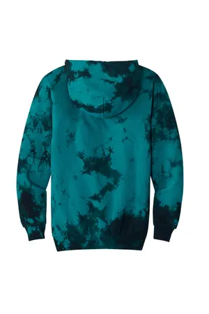 PC144 Port & Company® Crystal Tie-Dye Pullover Hoodie