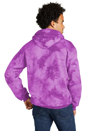 PC144 Port & Company® Crystal Tie-Dye Pullover Hoodie