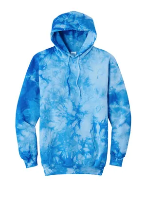 PC144 Port & Company® Crystal Tie-Dye Pullover Hoodie