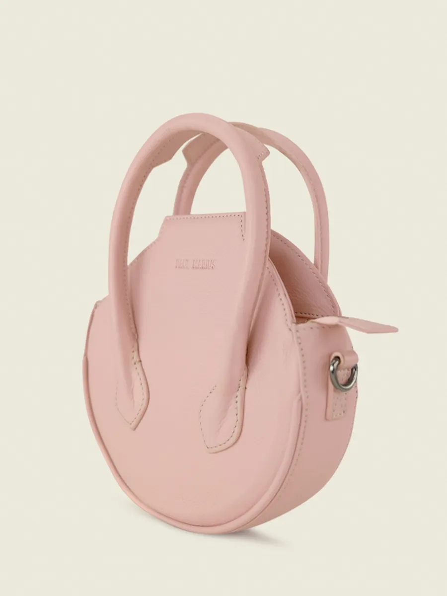 Pink Leather Handbag for Women - Aline Pastel Pink | PAUL MARIUS