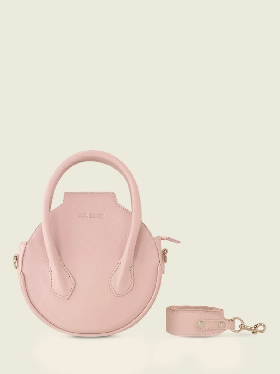 Pink Leather Handbag for Women - Aline Pastel Pink | PAUL MARIUS