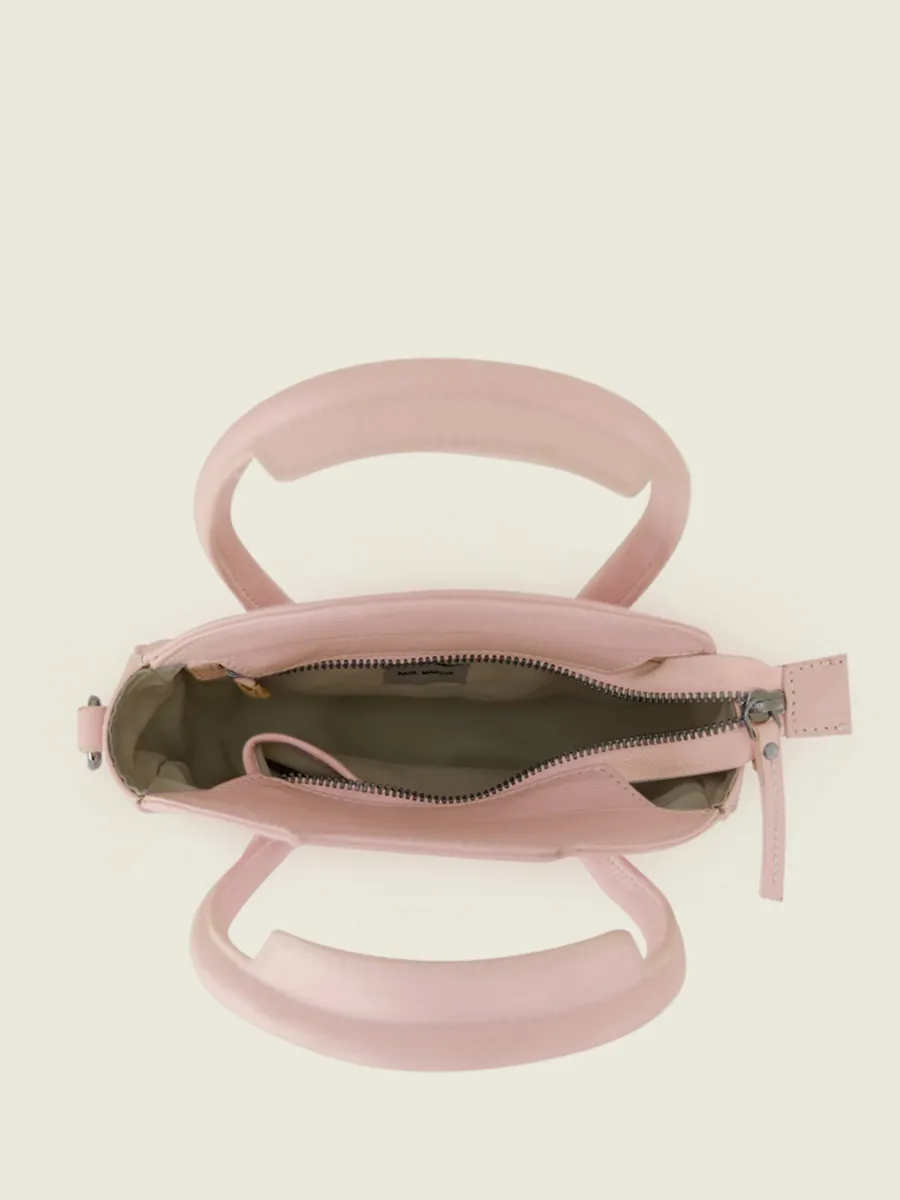 Pink Leather Handbag for Women - Aline Pastel Pink | PAUL MARIUS