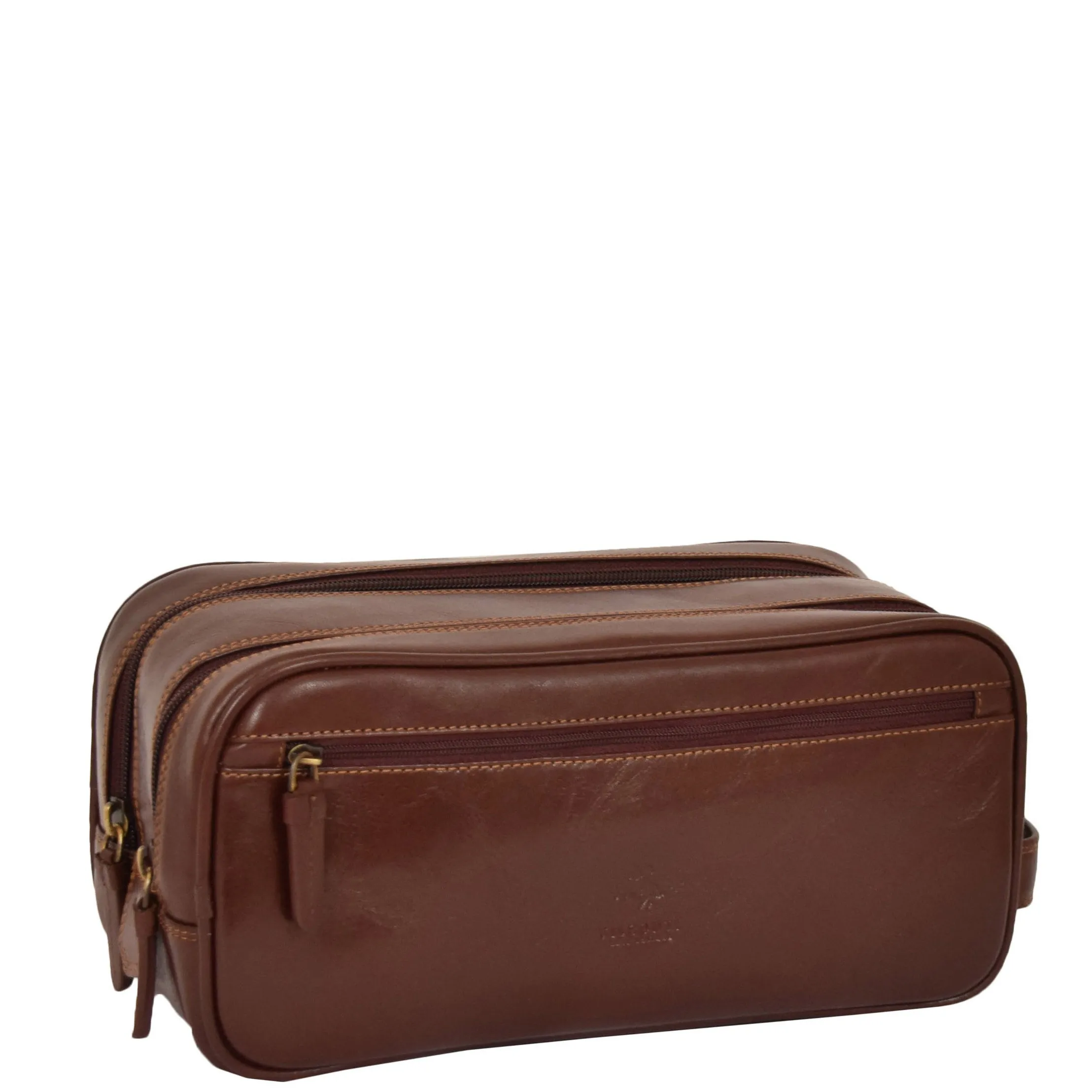 Premium Leather Wash Bag Harry Brown