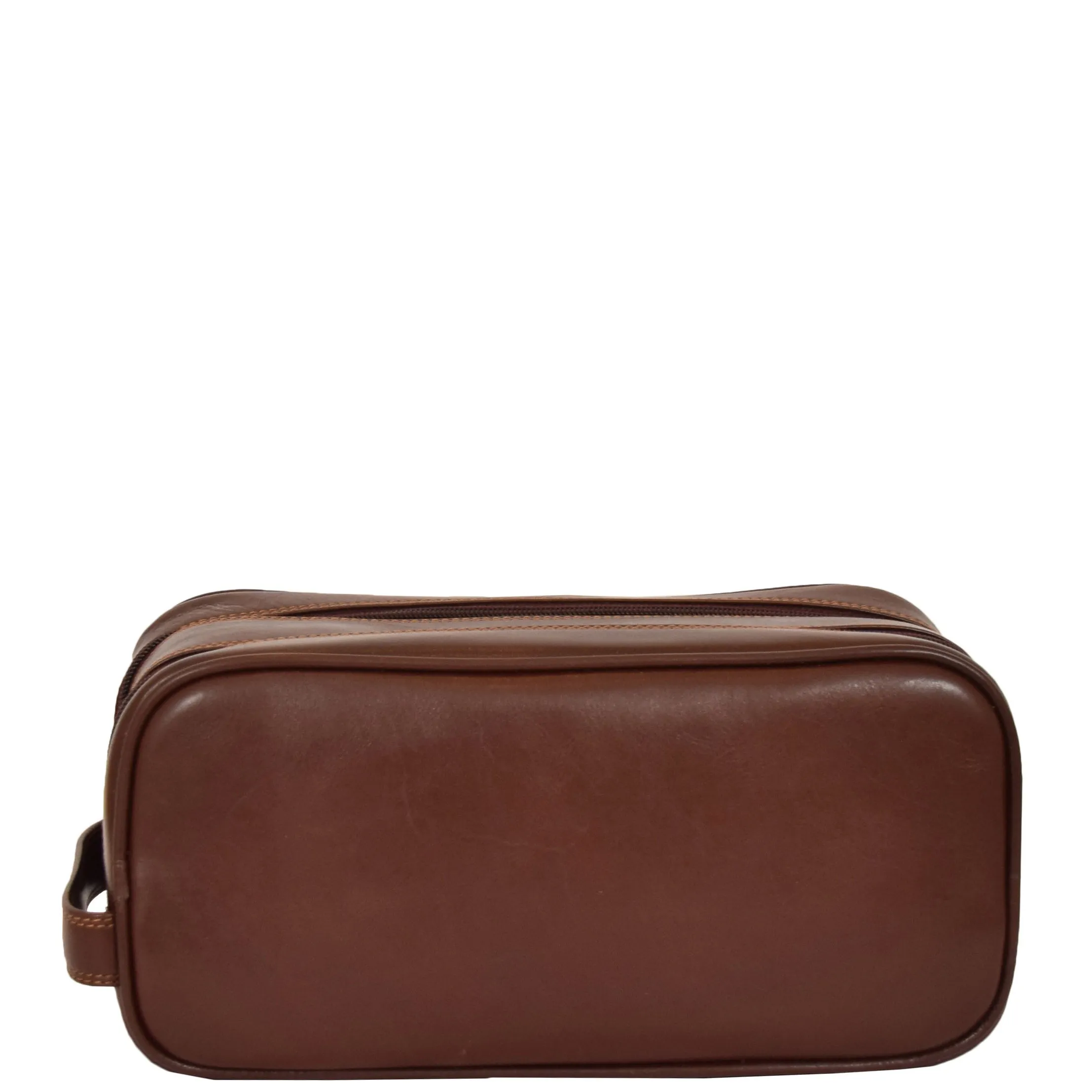 Premium Leather Wash Bag Harry Brown