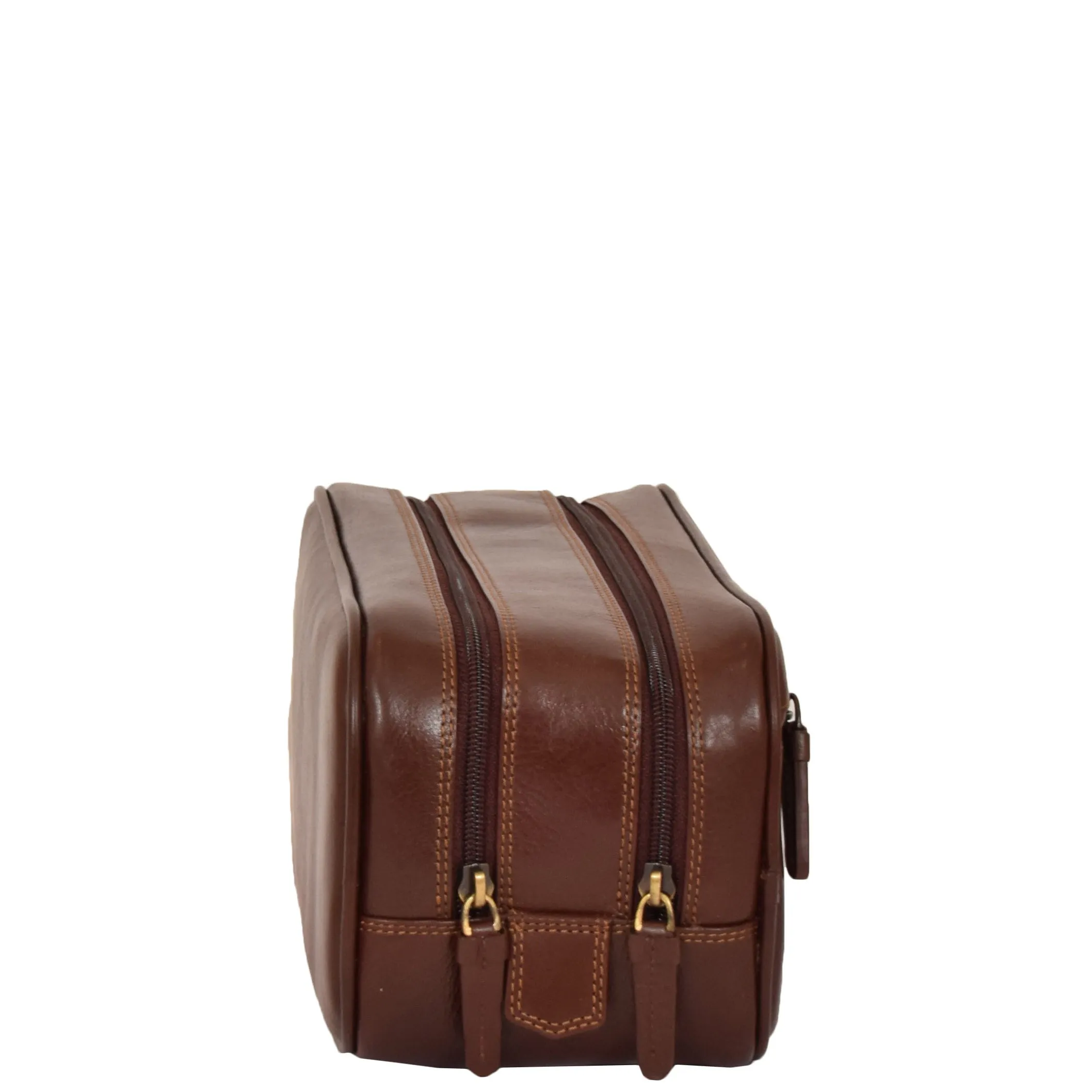 Premium Leather Wash Bag Harry Brown