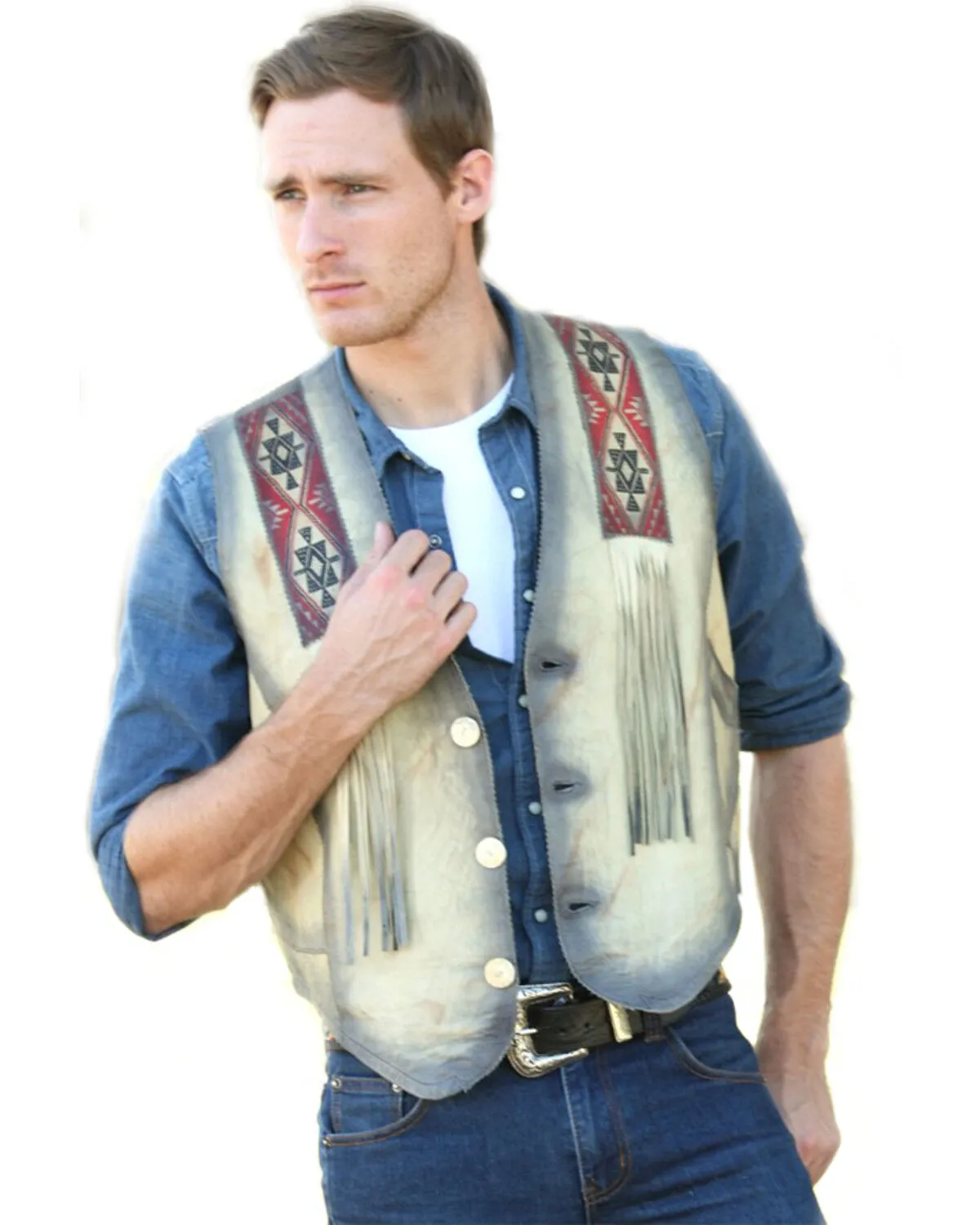 Product Name:  Kobler Leather Men's Indian Vest