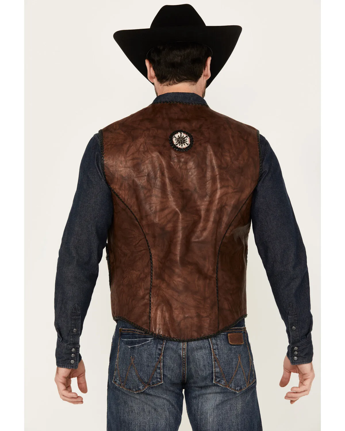 Product Name:  Kobler Leather Men's Lacing Zapata Vest