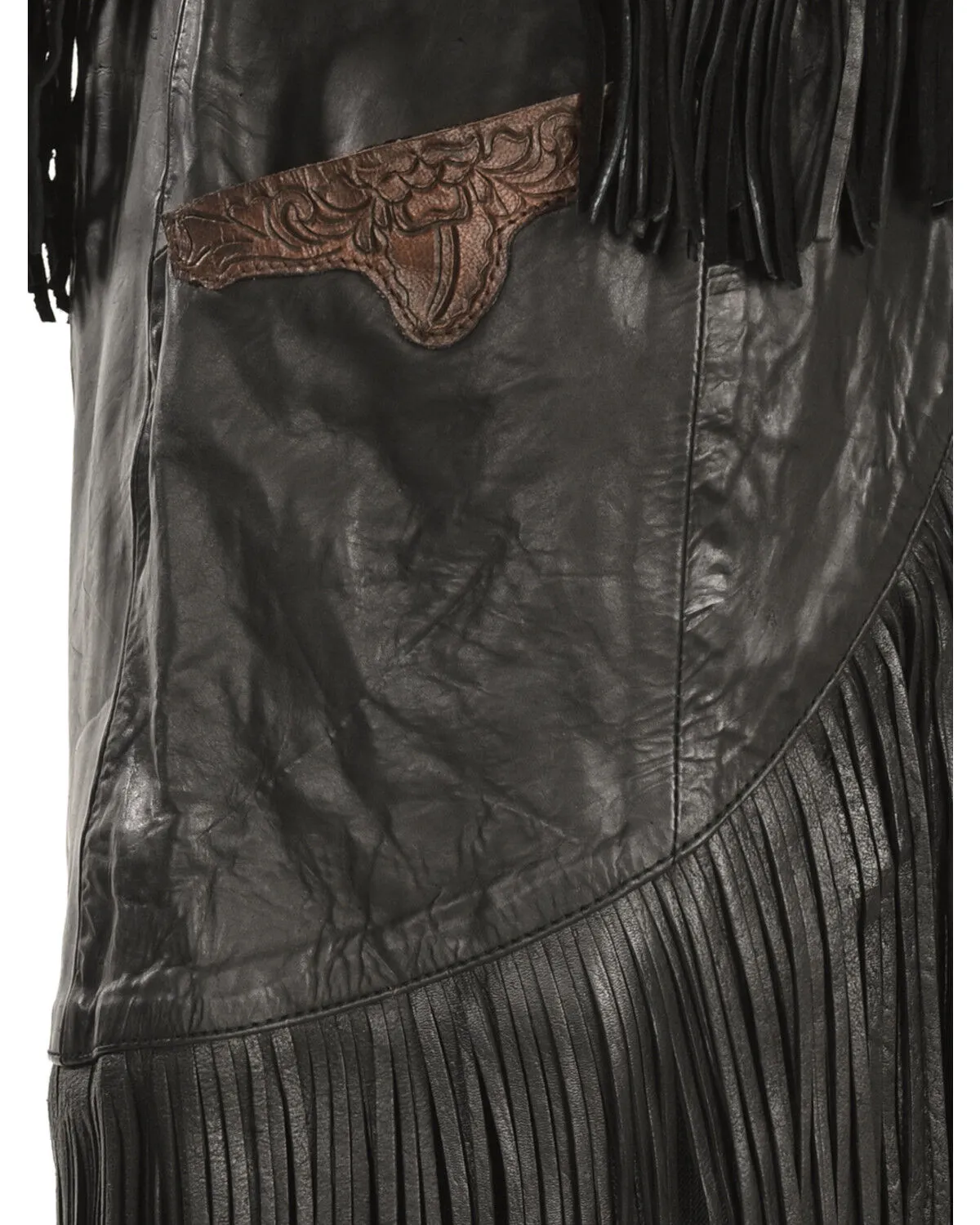 Product Name:  Kobler Leather Women's Ciqala Leather Fringe Vest