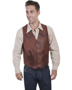 Product Name:  Scully Men's Classic Western Leather Vest